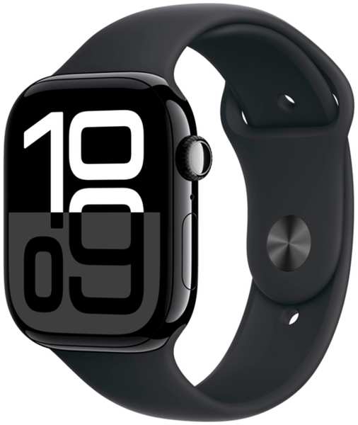 Умные часы Apple Watch Series 10 GPS+Cellular 42mm Jet Black Aluminium Case Black 36875290