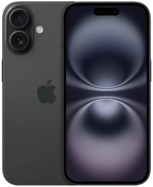 Смартфон Apple iPhone 16 128Gb Dual eSim Black 36875702