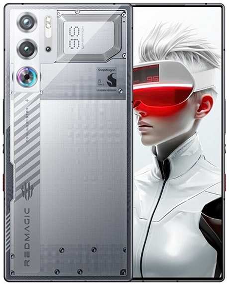 Смартфон ZTE Nubia Red Magic 9S Pro 16/512Gb EU Snowfall Silver 36875800