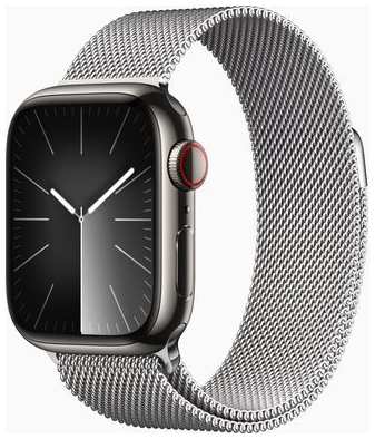 Умные часы Apple Watch Series 9 41mm GPS + Cellular Stainless Steel Case with Milanese Loop