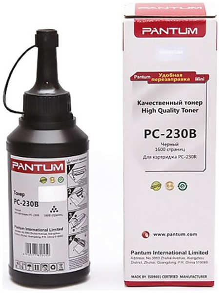 Тонер Pantum PC-230B черный PX-100 36880350
