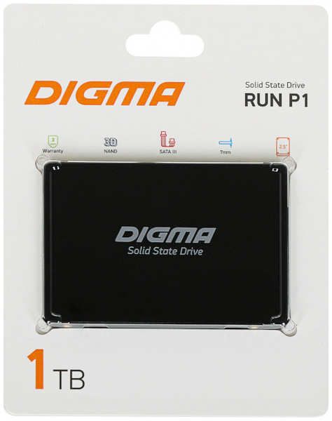 Твердотельный накопитель(SSD) Digma Run P1 1Tb DGSR2001TP13T