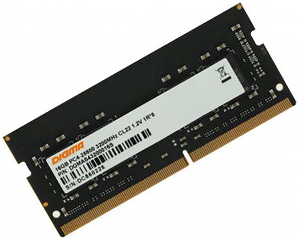 Оперативная память AMD для ноутбука 16Gb DDR4 Digma DGMAS43200016S 36883230