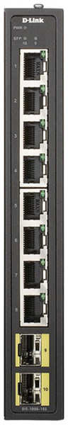 Коммутатор D-Link DIS-100G-10S DIS-100G-10S A1A 8G 2SFP неуправляемый 36884491