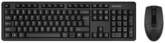 Клавиатура и мышь A4Tech 3330N Черная