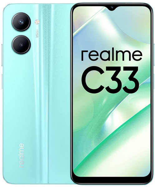 Смартфон Realme C33 4/128Gb Aqua Blue 36889000