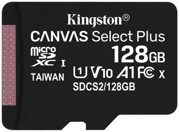Карта памяти Kingston microSDHC Class 10 UHS I U1 128Gb 36889241