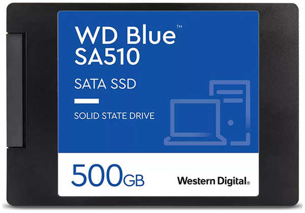 Твердотельный накопитель(SSD) Western Digital Твердотельный накопитель Blue SA510 500Gb WDS500G3B0A 36889701