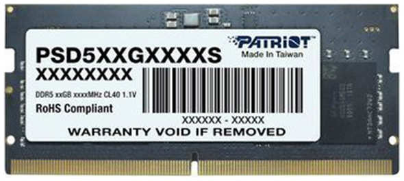 Оперативная память Patriot для ноутбука 16Gb DDR5 Memory PSD516G480081S 36889740
