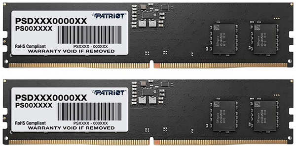 Оперативная память Patriot 16Gb (2x8 Гб) DDR5 Memory PSD516G4800K 36889749
