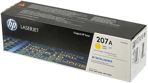 Картридж HP лазерный 207A W2212A желтый (1250стр.) для M255 MFP M282 M283 3690001