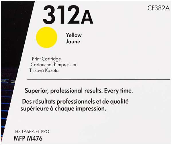 Картридж HP лазерный 312A CF382A желтый (2400стр.) для CLJ Pro M476 3690096