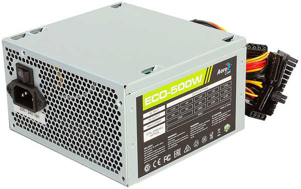 Блок питания Aerocool ATX 500W Eco (ECO-500) 3690100