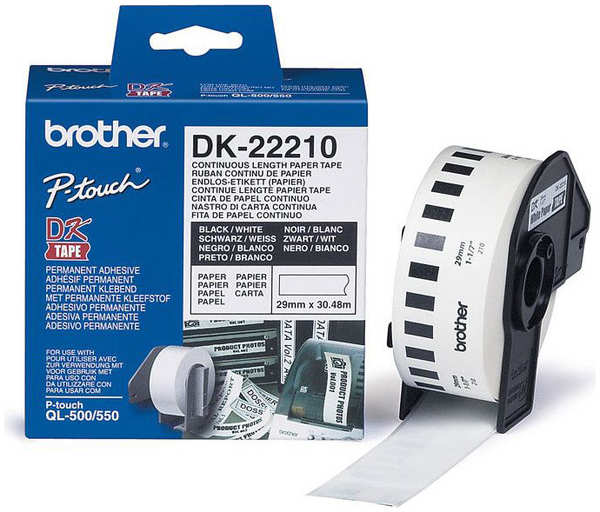 Картридж Brother ленточный DK22210 для QL-570 3690361