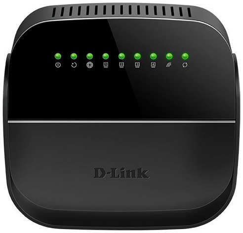Роутер Wi-Fi D-Link DSL 2640U R1A Черный 3692416