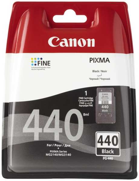 Картридж струйный Canon PG-440 5219B001 черный для MG2140 3140 3693036