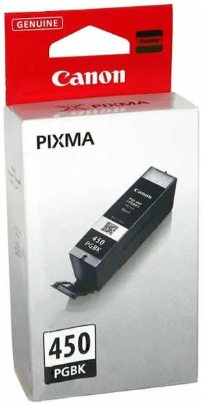 Картридж струйный Canon PGI-450PGBK 6499B001 черный (375стр.) (15мл) для Pixma iP7240 MG6340 MG5440 3693037