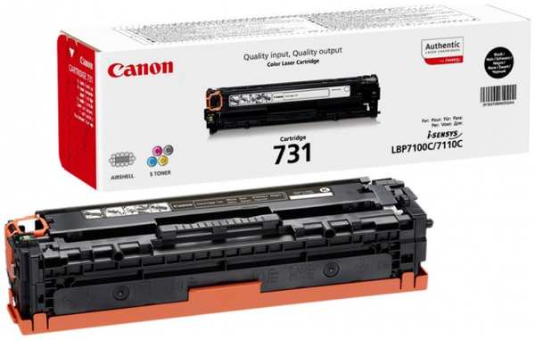 Картридж лазерный Canon 731HBK 6273B002 черный (2400стр.) для LBP7110 3693038