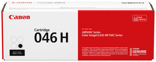 Картридж лазерный Canon 046 H BK 1254C002 черный (6300стр.) для i-SENSYS LBP650 MF730 3693226