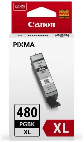 Картридж струйный Canon PGI-480XL PGBK 2023C001 (18.5мл) для Pixma TS6140 TS8140TS TS9140 TR7540 TR8540