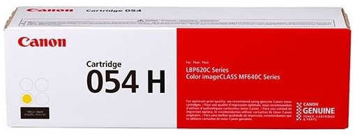 Картридж лазерный Canon 054 H Y 3025C002 желтый (2300стр.) для MF645Cx MF643Cdw MF641Cw LBP623Cdw 621Cw 3693269