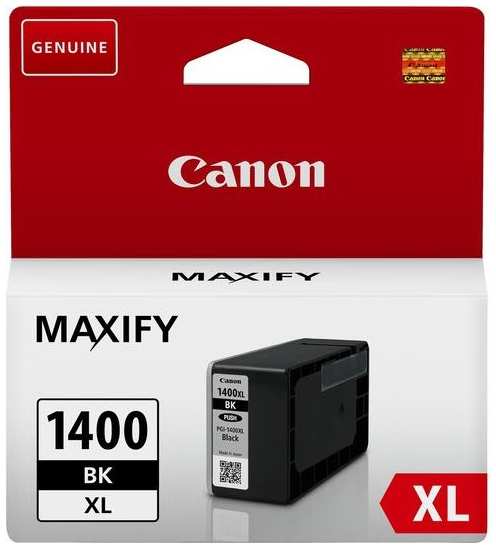 Картридж струйный Canon PGI-1400XLBK 9185B001 (1200стр.) для Maxify МВ2040 2340