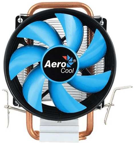 Устройство охлаждения(кулер) Aerocool Verkho 1-3P Soc-FM2+ AM2+ AM3+ AM4 1150 1151 1155 3-pin 28dB Al+Cu 100W 280gr Ret 3693364