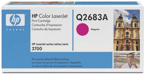 Картридж лазерный HP Q2683A пурпурный (6000стр.) для 3700 3700n 3700dn 3700dtn
