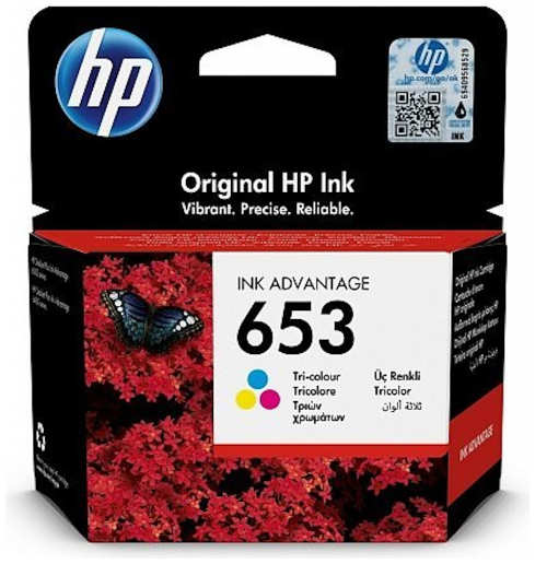 Картридж струйный HP 653 3YM74AE многоцветный (200стр.) (5мл) для DeskJet Plus Ink Advantage 6075 6475 3693769