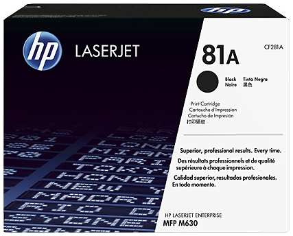 Картридж лазерный HP 81A CF281A черный (10500стр.) для LJ Pro M630dn f h z 3693780