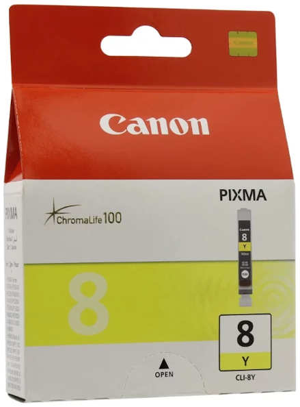 Картридж струйный Canon CLI-8Y 0623B024 желтый для iP6600D 4200 5200 5200R 3693968