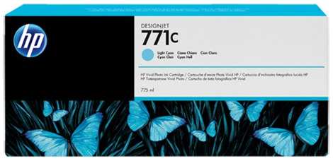 Картридж струйный HP 771C B6Y12A голубой (775мл) для DJ Z6200 3695032