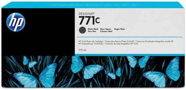 Картридж струйный HP 771C B6Y07A черный матовый (775мл) для DJ Z6200 3695038