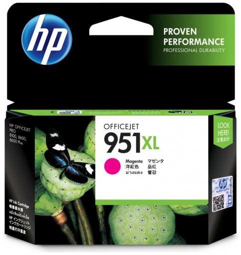 Картридж струйный HP 951XL CN047AE пурпурный (1500стр.) для OJ Pro 8100 8600 3695395