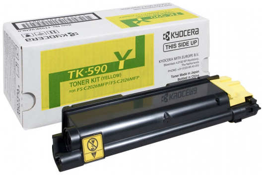 Картридж лазерный Kyocera TK-590Y (5000стр.) для FSC2026 2126