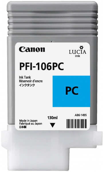 Картридж струйный Canon PFI-106PC 6625B001 фото голубой для iPF6300S 6400 6450 3695969