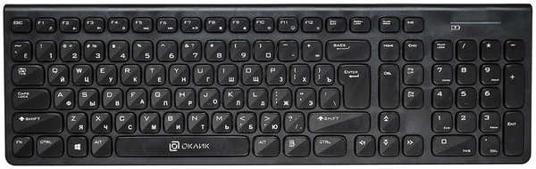 Клавиатура Oklick Okilick 880S Black USB 3696242