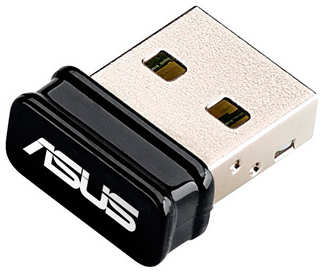 Wi-Fi адаптер Asus USB N10 Nano Черный 3697630