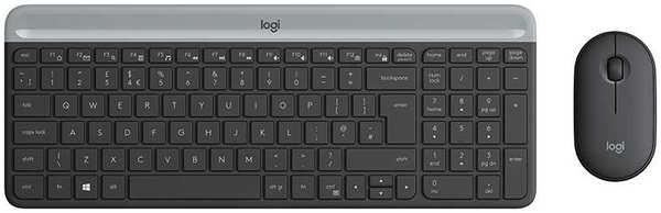 Клавиатура и мышь Logitech MK470 Slim Wireless Desktop 3697818