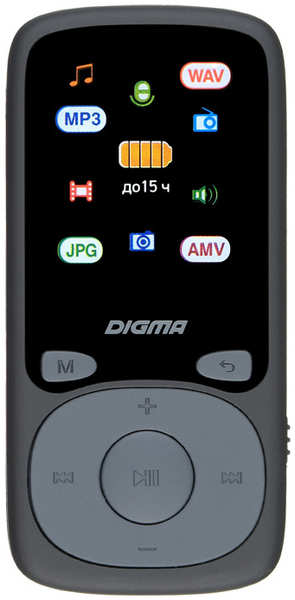 Плеер Digma Hi-Fi Flash B4 8Gb Черный 3698110