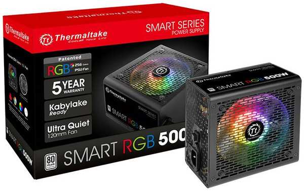 Блок питания Thermaltake ATX 500W (Smart RGB 500 80+)