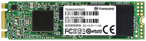Твердотельный накопитель(SSD) Transcend SSD накопитель TS480GMTS820S 480Gb 3699233