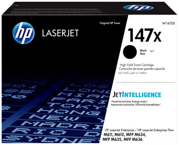 Картридж лазерный HP 147X W1470X (25200стр.) для LaserJet M610dn