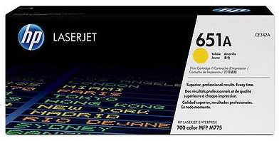 Картридж HP лазерный 651A CE342A желтый (16000стр.) для LJ 700 775 3699361