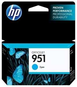 Картридж струйный HP 951 CN050AE голубой (700стр.) для OJ Pro 8610 8620 3699385