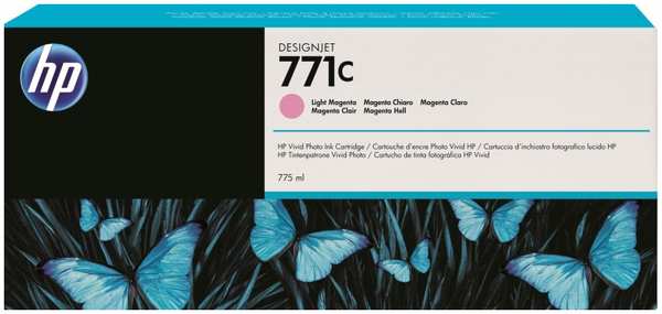 Картридж струйный HP 771C B6Y11A пурпурный (775мл) для DJ Z6200 3699908