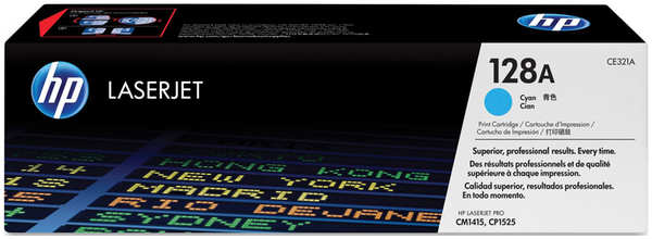 Картридж лазерный HP 128A CE321A (1300стр.) для CM1415 CP1525
