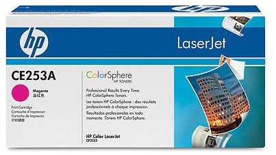 Картридж лазерный HP 504A CE253A пурпурный (7000стр.) для CM3530 CP3525