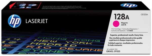 Картридж лазерный HP 128A CE323A пурпурный (1300стр.) для CM1415 CP1525 3699986