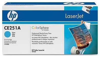 Картридж лазерный HP 504A CE251A голубой (7000стр.) для CM3530 CP3525 3699988